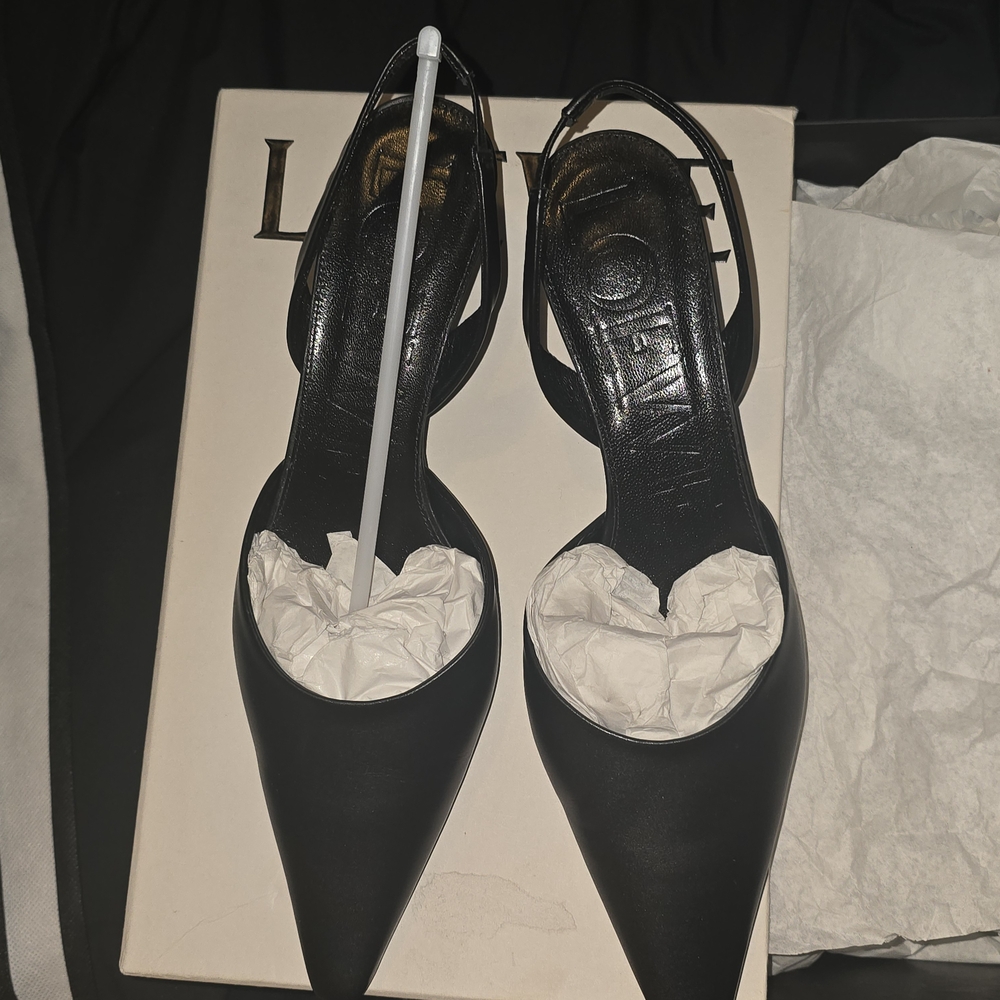 Loewe Black Egg Heels